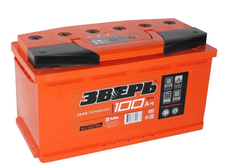 Купить Зверь 6СТ-100 Ca/Ca (О.П.) 850А